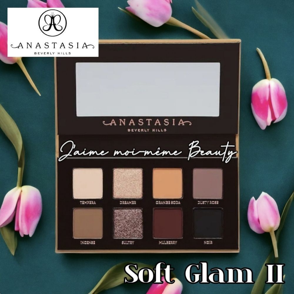 ABH Mini Soft Glam II Eyeshadow Palette - Wedding Makeup Shimmers Neutrals